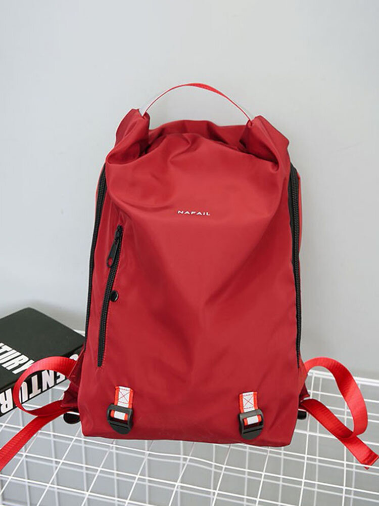 Men Oxford Sport Large Capacity  15.6 Inch Laptop Bag Backpack