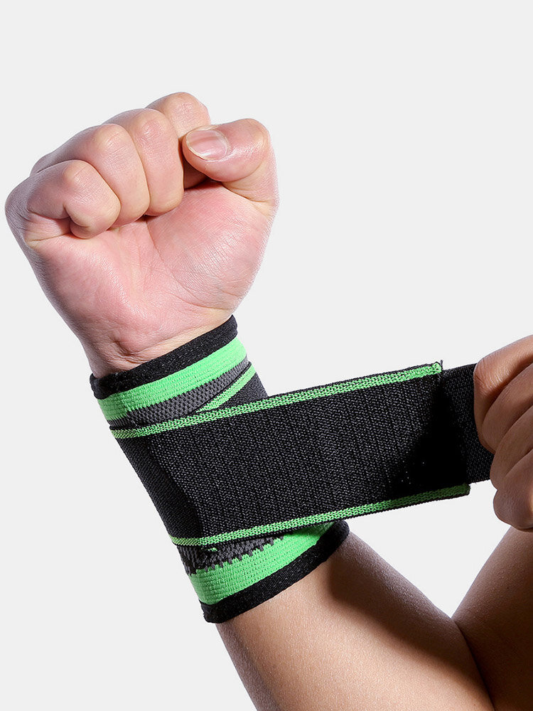 Adult Fitness Basketball Wristband Sports Knitted Bandage Wristband Protective Gear