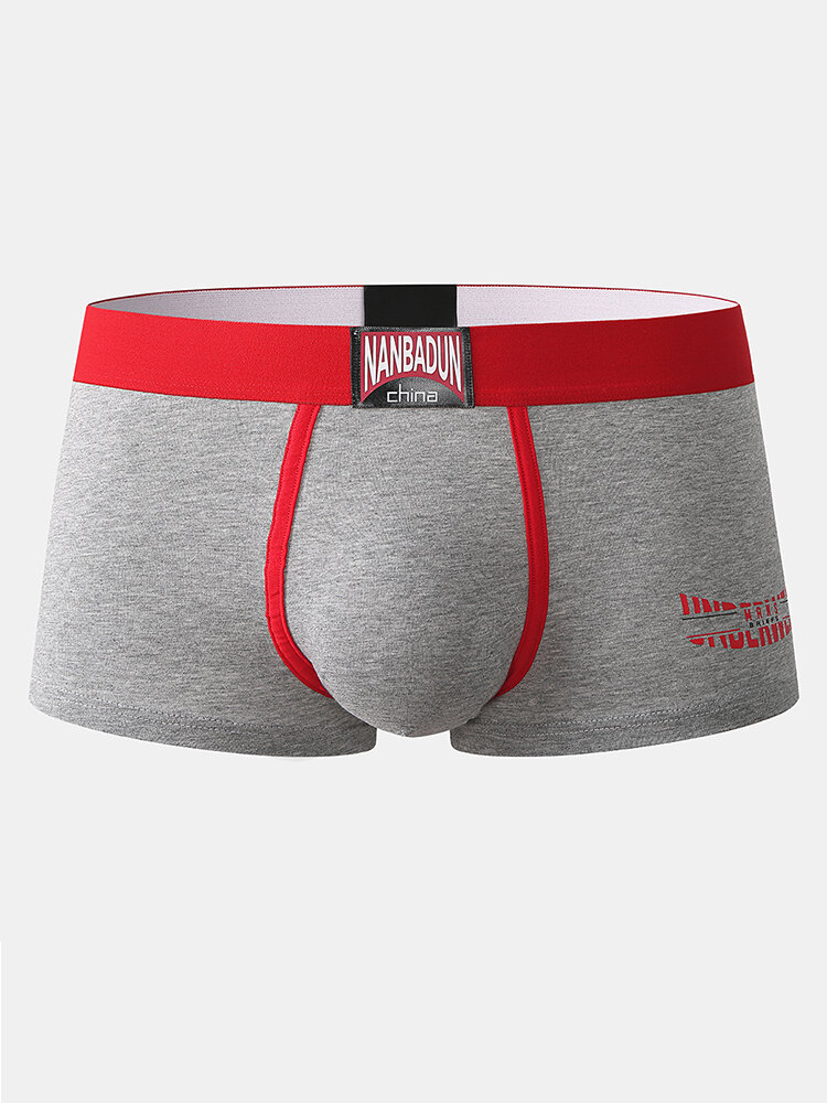 mens comfortable u convex pouch boxer briefs cotton underwear