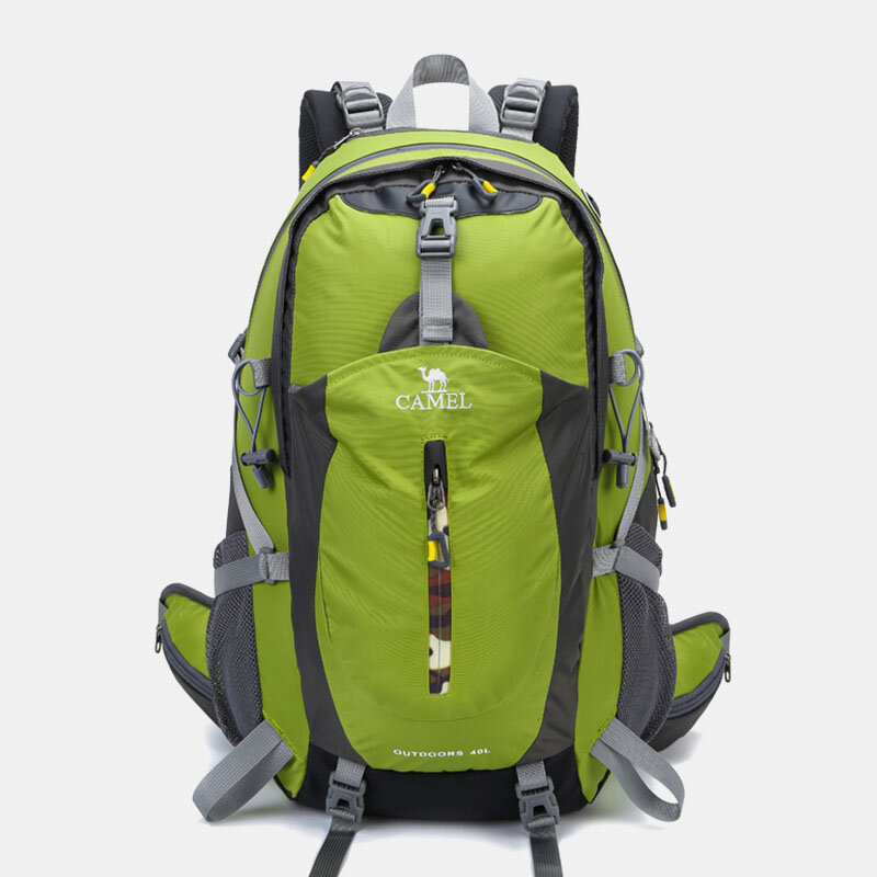 

Men 40L Polyester Waterproof Light Weight Large Capacity Sport Hiking Travel Backpack, Dark green;black;blue;green