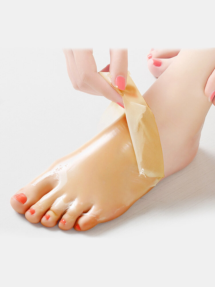 Tear-off Milk Honey Foot Wax Peeling Dead Skin Callus Nourishing Hydrating Foot Mask