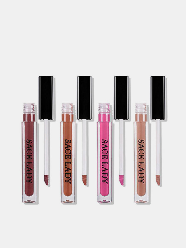 Velvet Matte Liquid Lipstick Long-Lasting Lipgloss 4ML 22Colors Non Sticky Lip Gloss Lip Makeup 