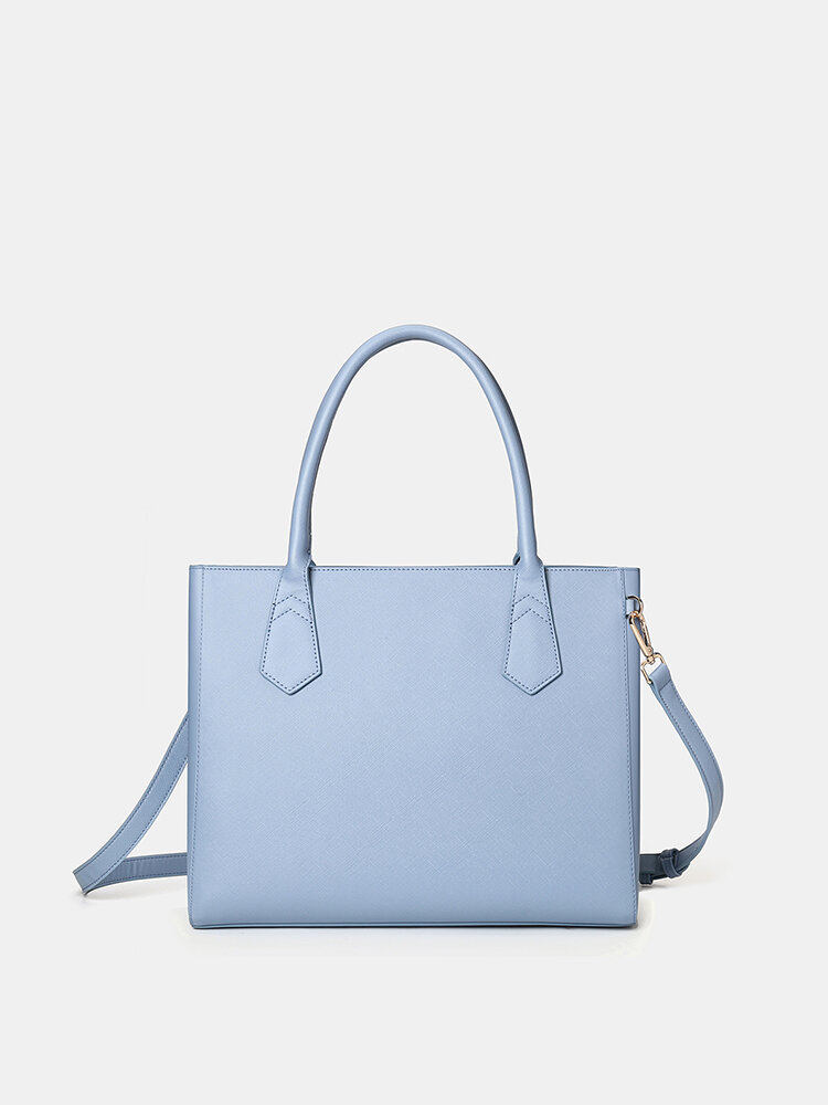 QUEENIE Women Casual Shopping Multifunction Handbag Solid Shoulder Bag