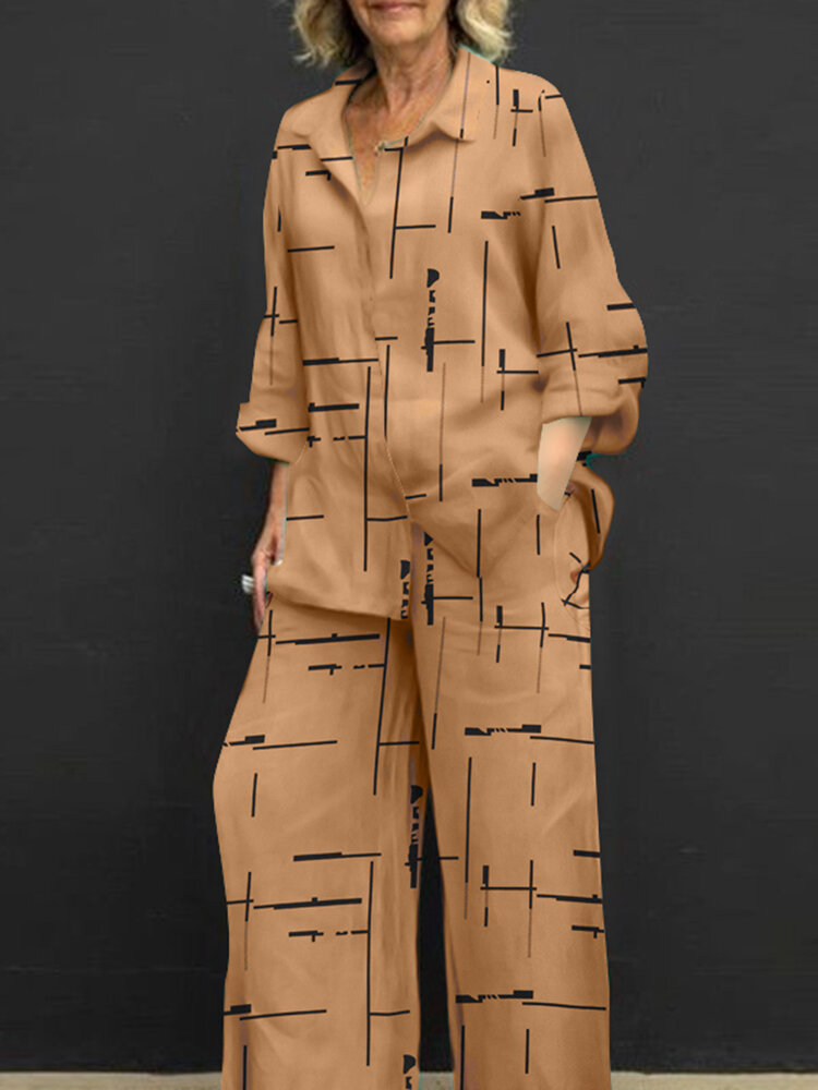 Женский костюм из двух частей с длинным рукавом и карманом с лацканами