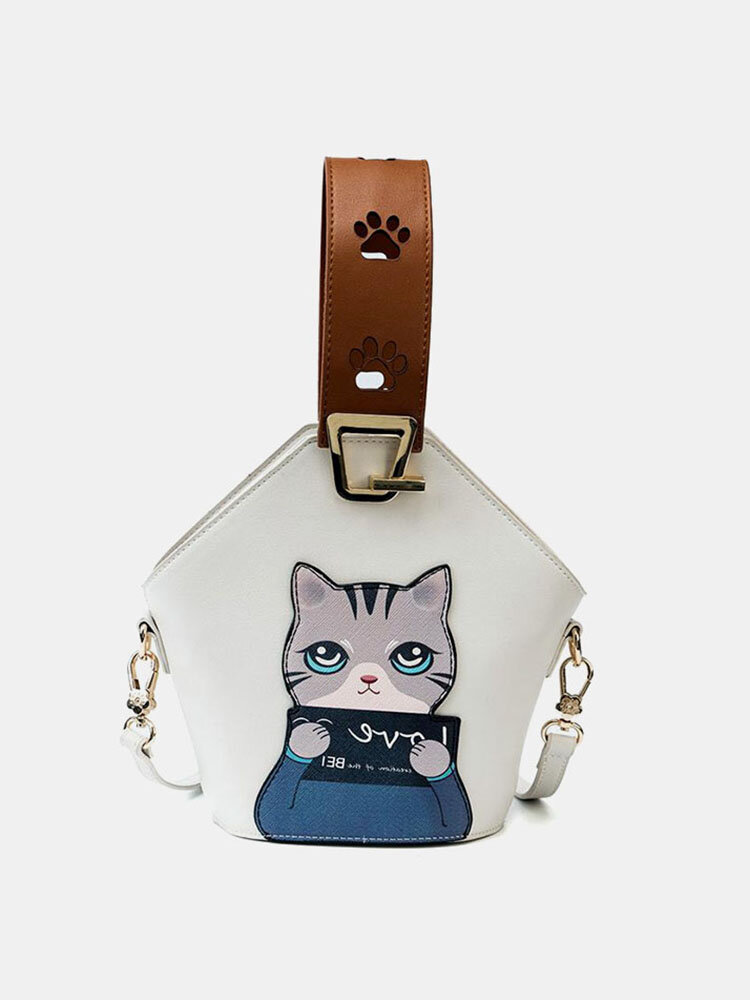 Women Crossbody Bag Cat Pattern Handbag