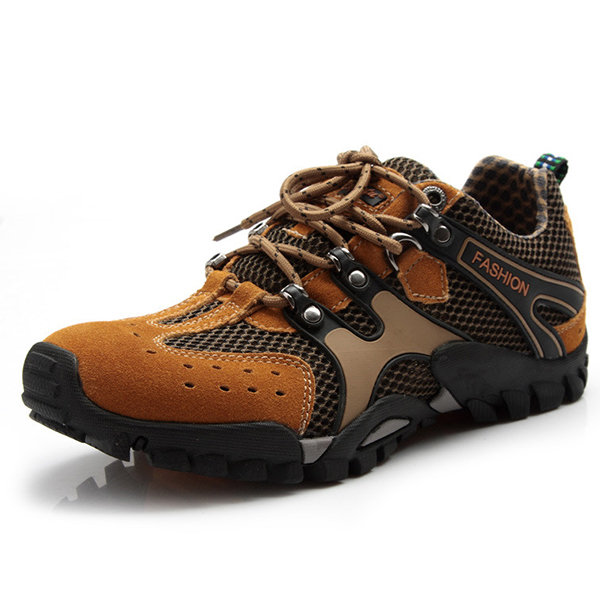 Fashion Men Mesh Hiking Slip Resistant Outdoor Sport Sneakers - NewChic