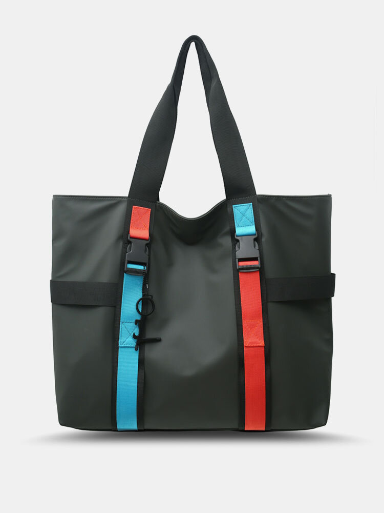 Men Oxford Casual Large Capacity Portable Travel Shoulder Bag Handbag
