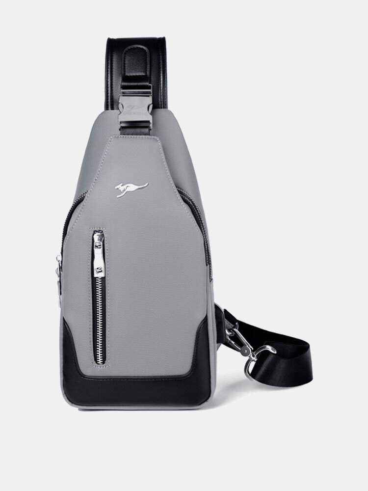 Oxford Waterproof Wear-resisting Multifunction USB Charging Chest Bag