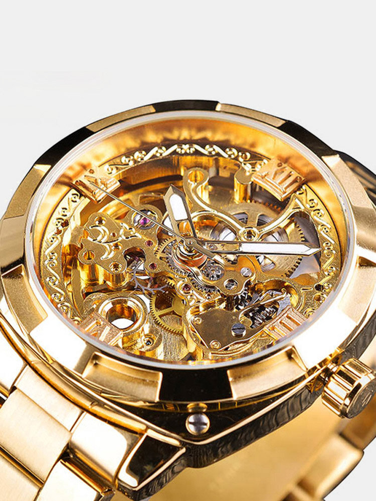 Light Luxury 3ATM Waterproof Luminous Display Fashion Men Mechanical Watch