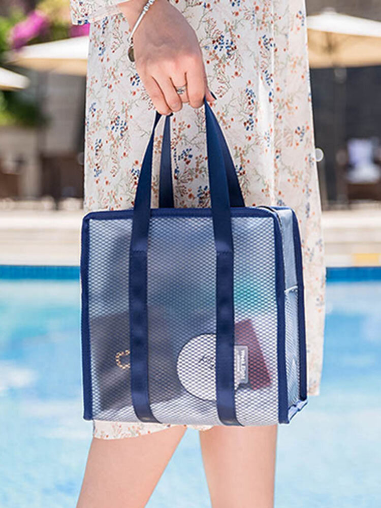 女性の夏の旅行保管袋スイミングウォッシュバッグ防水ビーチバッグ