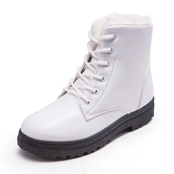 Big Size Lace Up Casual Ankle Boots 