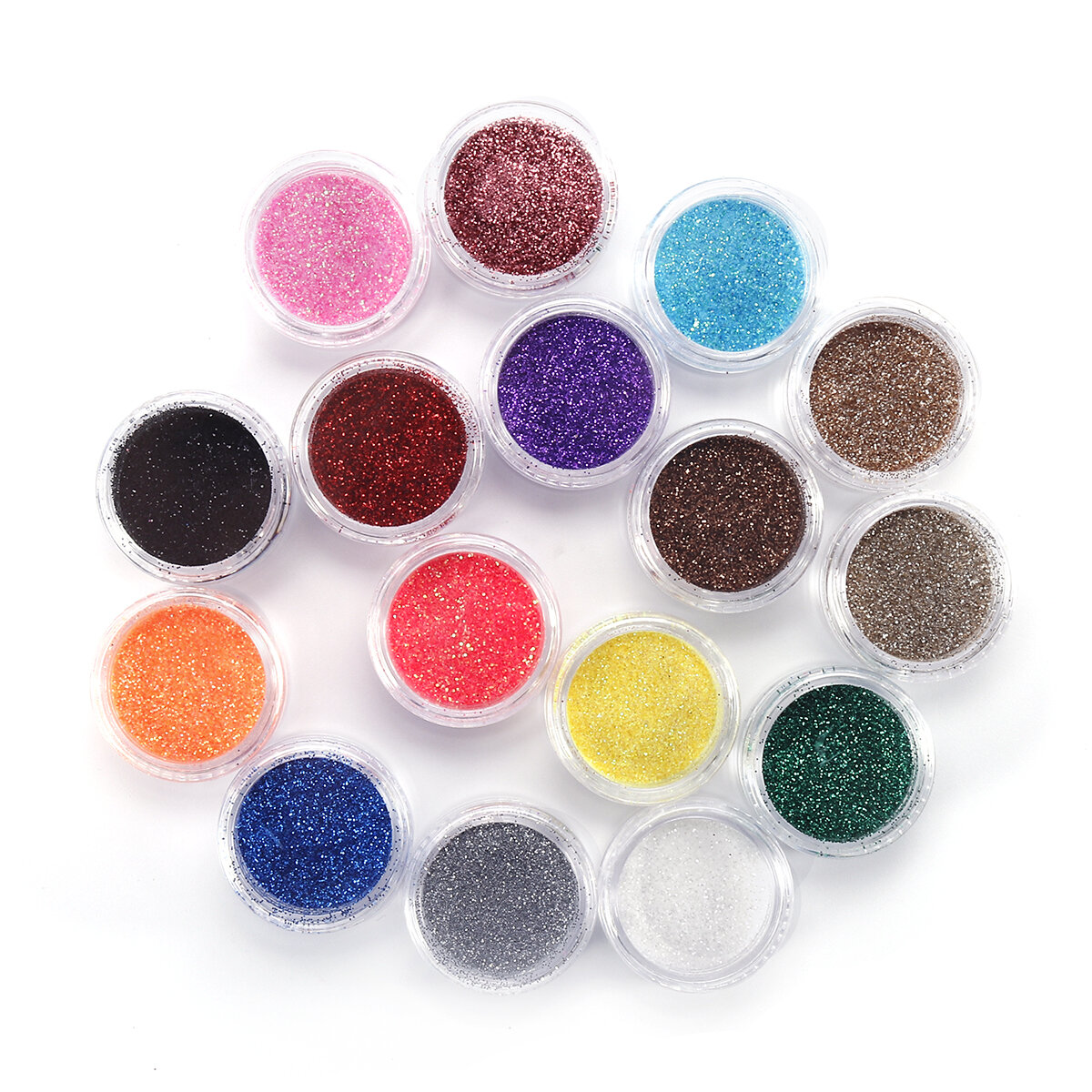 

16 Mixed Colors Glitter Powder Eyeshadow Makeup Smoked Eye Shadow Cosmetics Set