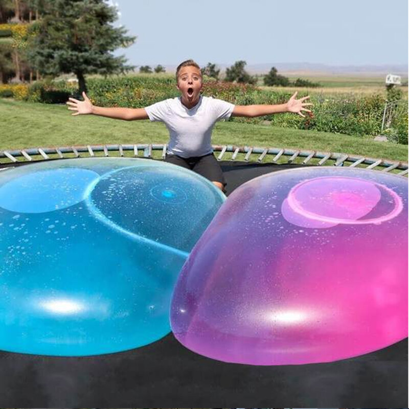 

Bubble Ball Balloon Funny Toy Balls Kid Transparent Bounc Round Balloons For Decorations For Children' Outdoor Activiti, Blue;pink;green;yellow;orange;purple
