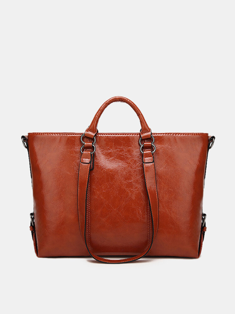 Women  Minimalist Messenger Bag Leisure Handbag Business Tote Bag