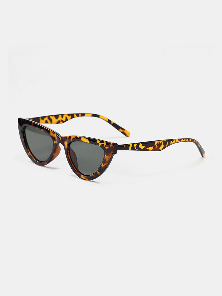 Femmes Casual Retro Fashion Outdoor UV Protection Cat Eye Frame Lunettes de soleil