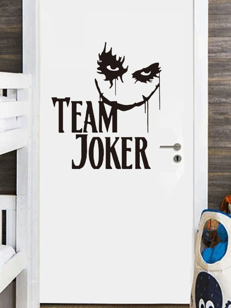 Miico Team Joker Halloween Sticker Wall Sticker Halloween Decoration Room Decoration