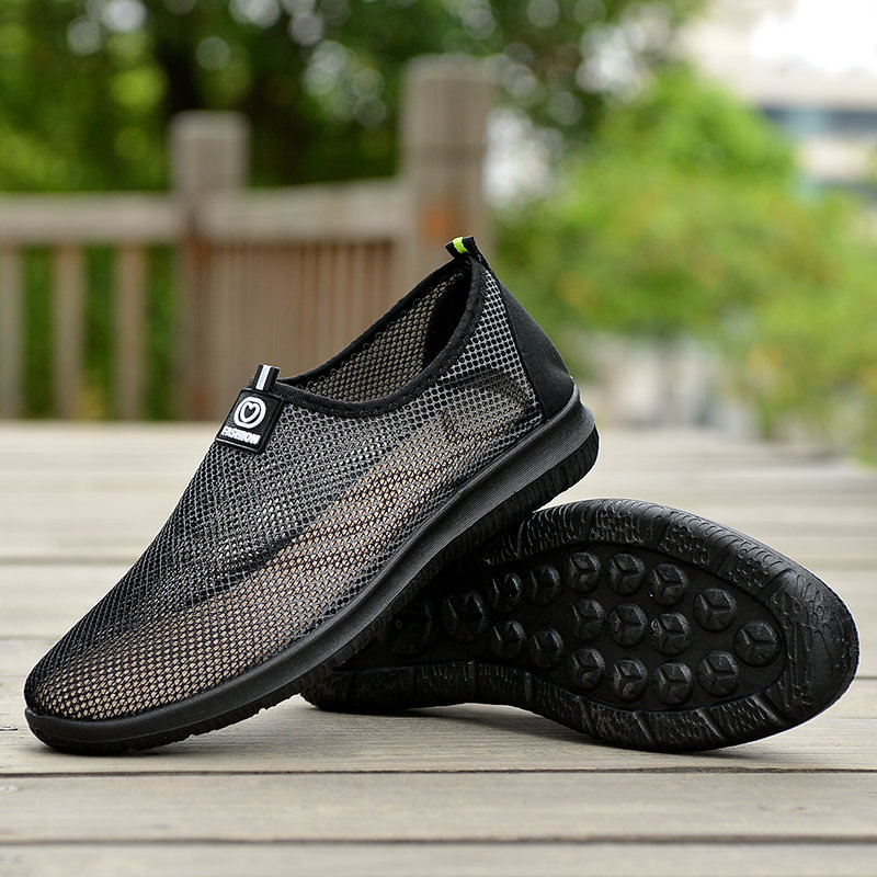 Men Mesh Breathable Slip On Soft Sole Casual Shoes - NewChic