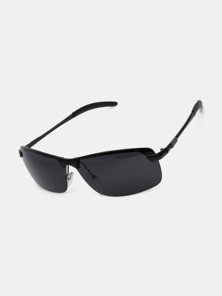 Men Black UV400 Polarized Sunglasses Driving Goggles Outdoor Glasses