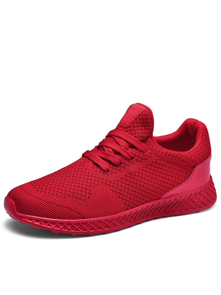 Mens Breathable Mesh Lightweight Breathable Sports Running Casual Sneakers