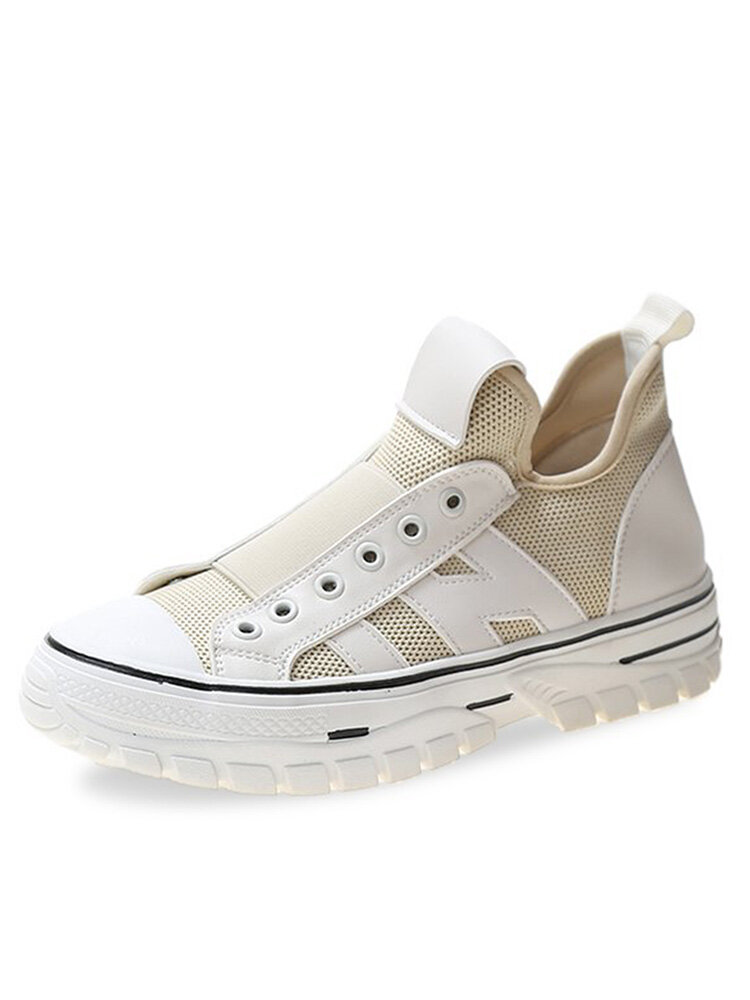 Women Casual Elastic Slip-on Comfy Breathable Sneakers