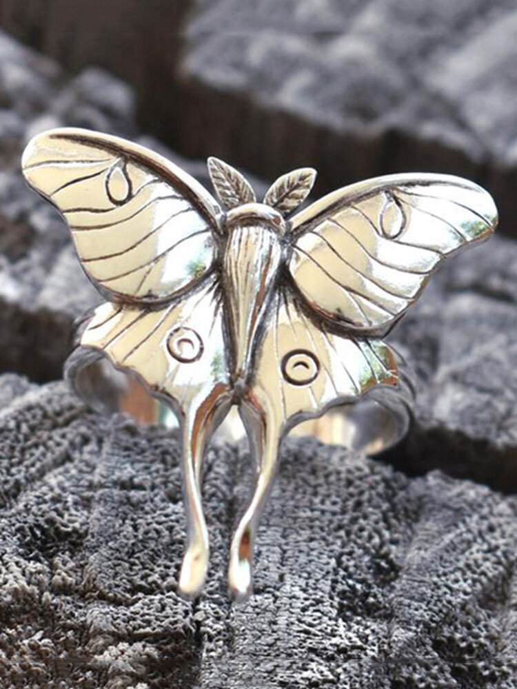 Vintage Alloy Butterfly-shape Wedding Party Ring