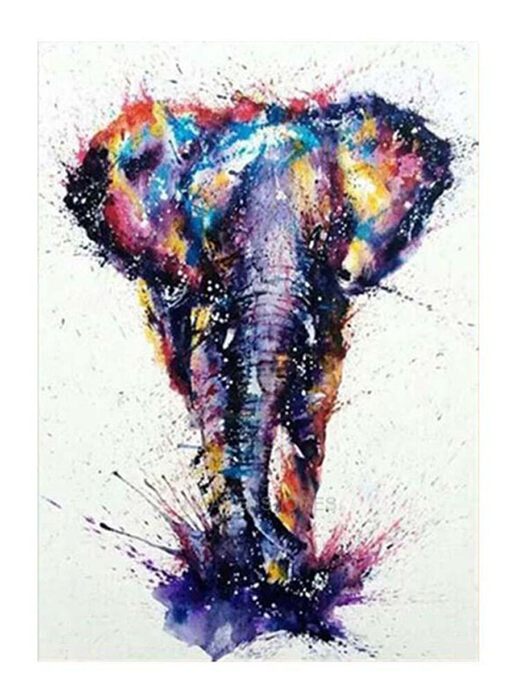5D Diamond Painting Elephant Crystal Embroidery Cross Stitch Paint Home Decor