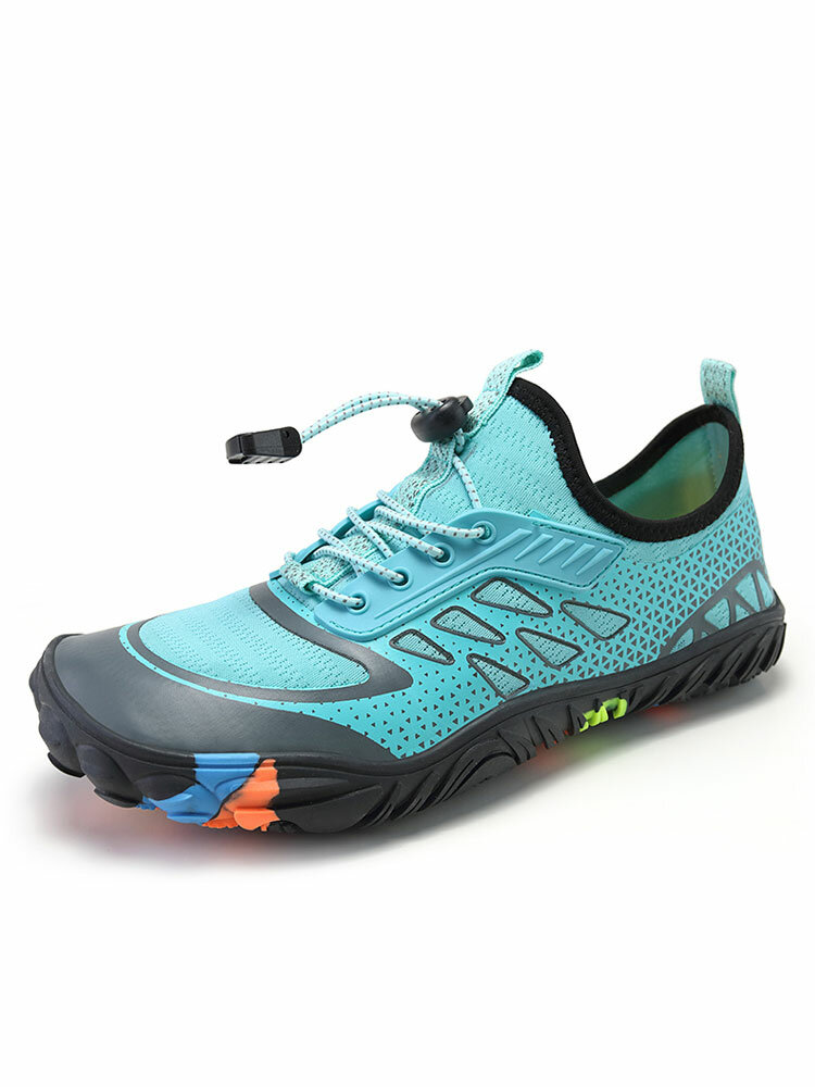 Men Quick Dry String Elastic Lace Outdoor Water Shoes