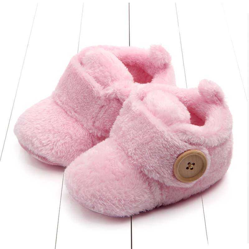 Warm Thick Fleece Baby Girls Boys Winter Boots For 6-24 Months