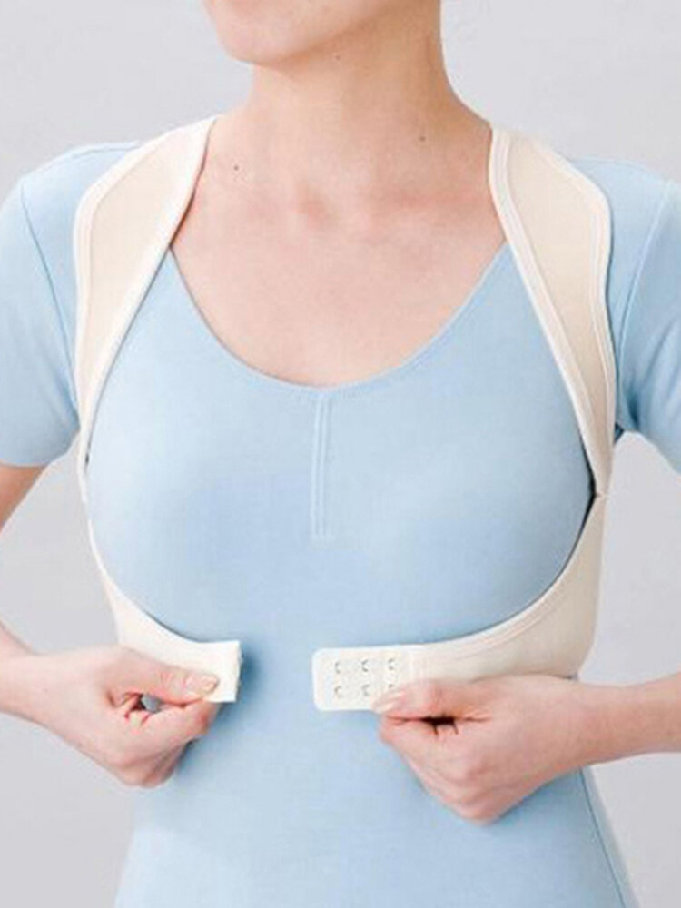 Adjustable Posture Corrector Belt Women Breast Back Support Belt Anti Humpback Beauty Chest Corset