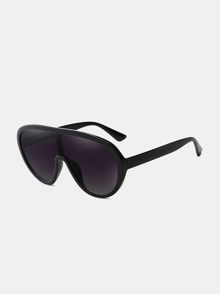 Women One-piece Lens Large Full Frame UV Protection Sunshade Fashion Sunglasses