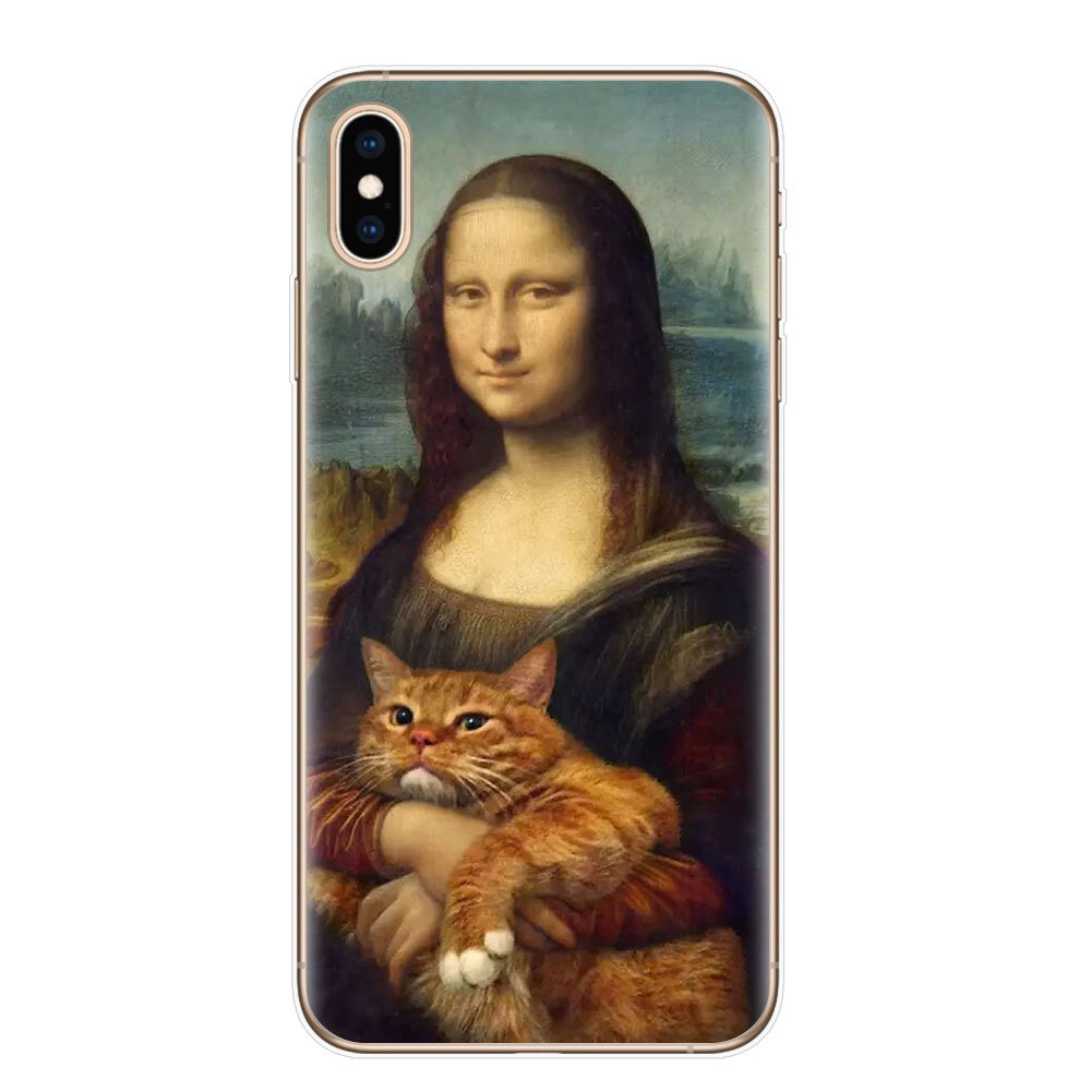 

Women&Men Oil Painting Style Personality Spoof Character Phone Case, 1;2;3;4