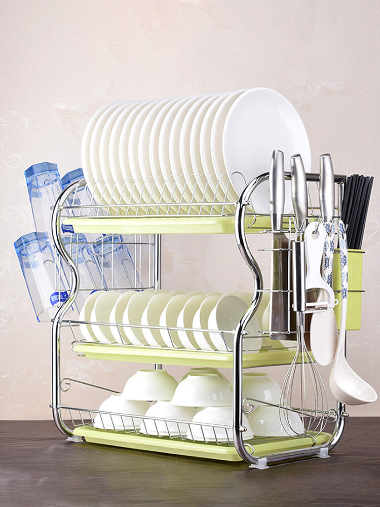 Duplica el espacio Paquete de 2 Color Bronce mDesign Estante para platos extensible Ingenioso almacenaje de cocina para platos y tazas Platero adaptable a los armarios 