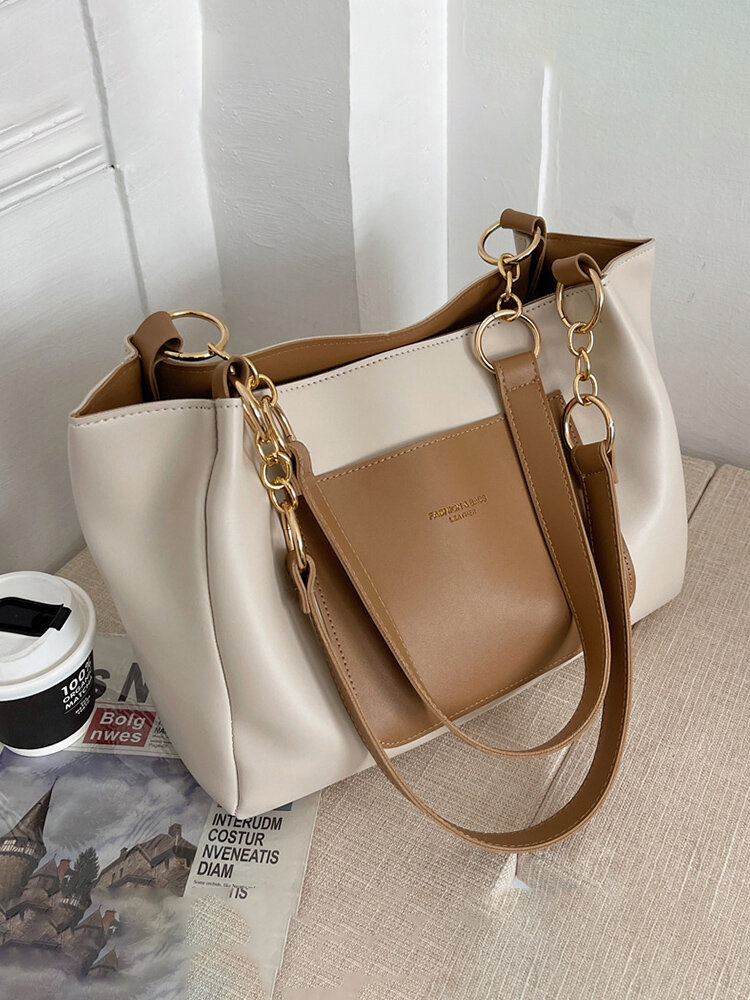 JOSEKO Ladies Faux Leather Fashion Multifunctional Large Capacity Handbag  Premium Tote Bag