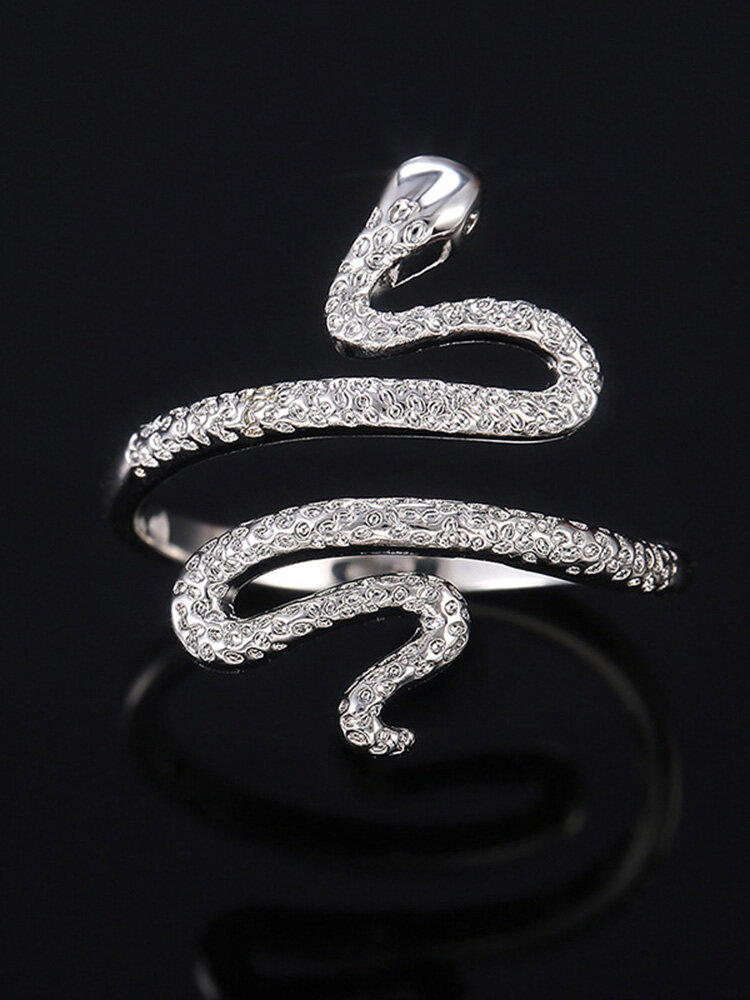 Vintage Animal Women Ring Punk Snake Ring Jewelry Gift