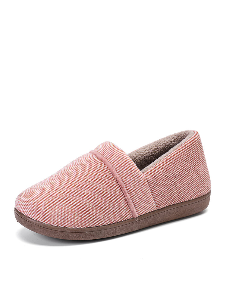Women Casual Warm Lined Comfortable Slip-On Home Slippers