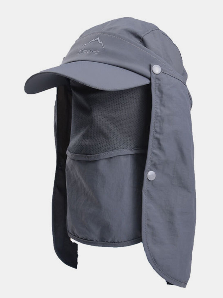UV Protection Outdoor Fishing Cap Men's Sun Hat Quick-drying Cap Baseball Cap