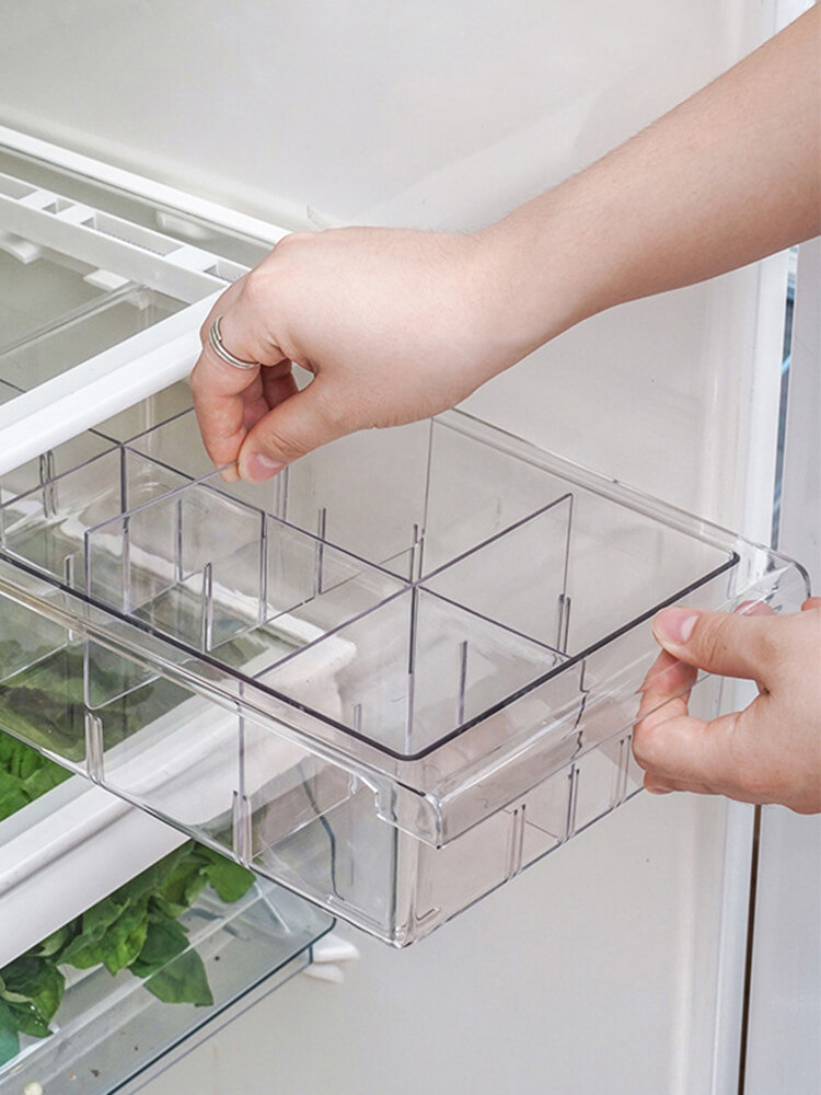 1 Pc Kitchen Refrigerator Organizer Bins Fruits Vegetables Egg Storage Box
