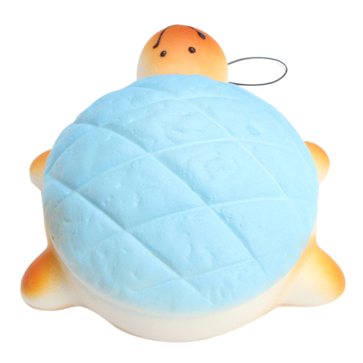 

13cm Soft Kawaii Cute little Turtle Phone Bread Bun Squishy Charms With Rope Random Color