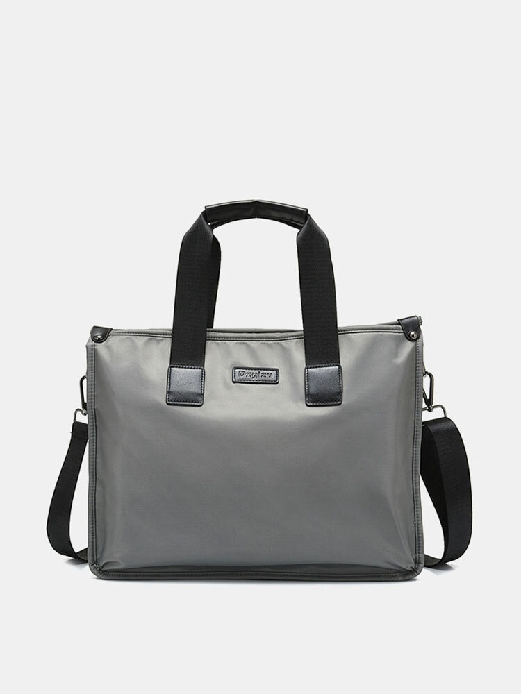 Men Waterproof 14 Inch Laptop Bag Multi-Layers Briefcases Handbag Crossbody Bag