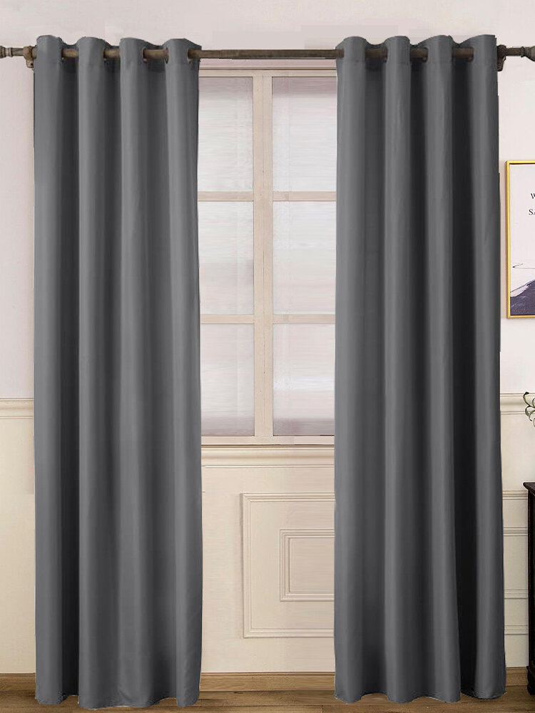 

Plain Color Curtains Bedroom Plain Curtains Bay Window Balcony Gauze Translucent Curtain, White;coffee;gray;black;red
