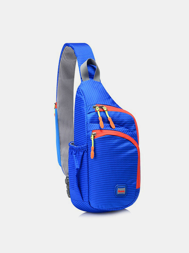 Casual Lightweight Waterproof Nylon Chest Bag Outdoor Sport Crossbody Bag