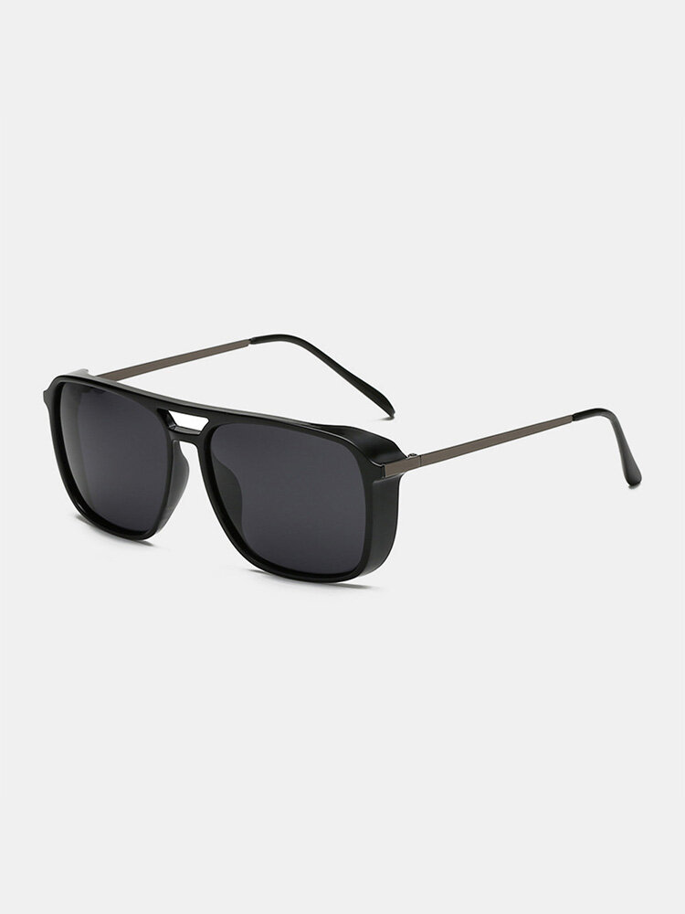 Unisex PC Full Frame TAC Lens Polarized HD Double-bridge UV Protection Outdoor Fashion Sunglasses