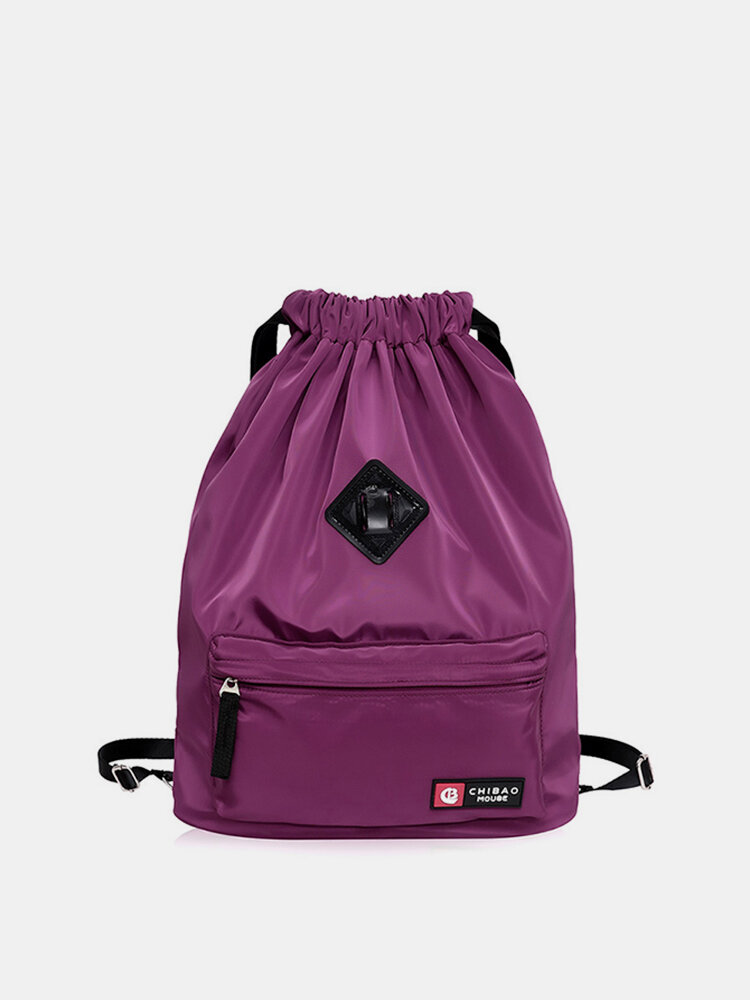 Women Men Nylon Casual Waterproof Shoulder Bag Backpack 