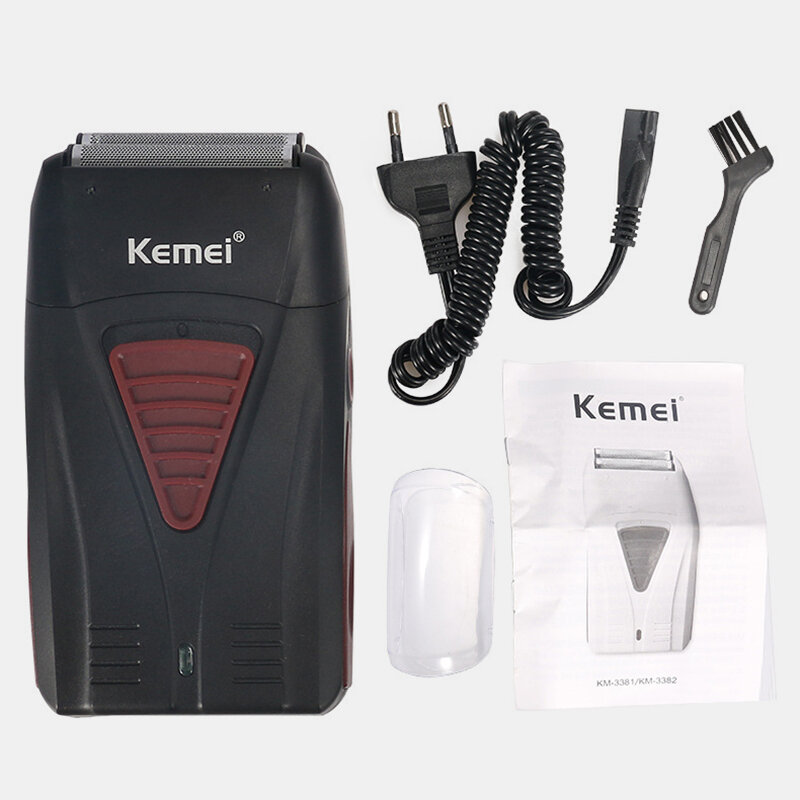 

Retro Electric Hair Clipper High Quality Chargeable Shaved Head Profession Wet Dry Shaved Hair Clipper, Black