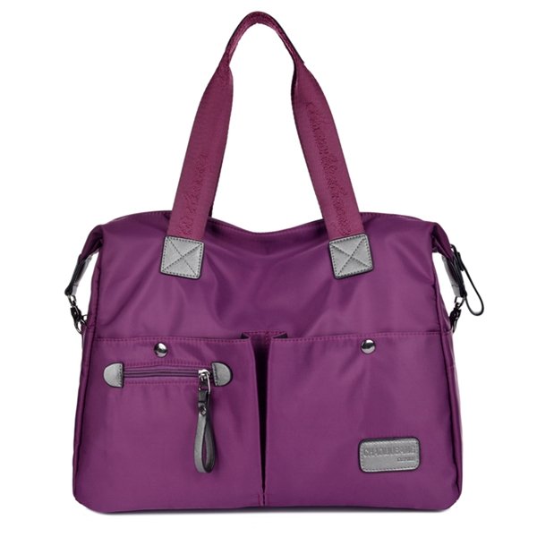 Women Nylon Multi-Pocket Casual Durable Waterproof Handbags Crossbody Bags