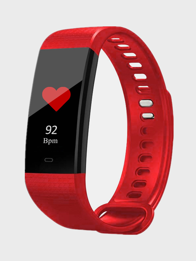 Smart Bande moniteur de pression artérielle de fréquence cardiaque écran couleur Bluetooth Smartband moniteur d'activité Fitness Tracker