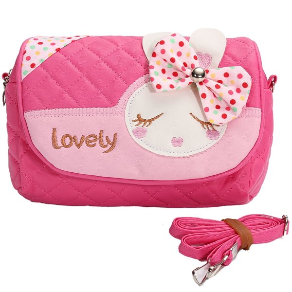 Children Girls Princess Pretty Lovely Handbag Rabbit Shoulder Bags Messenger Bag