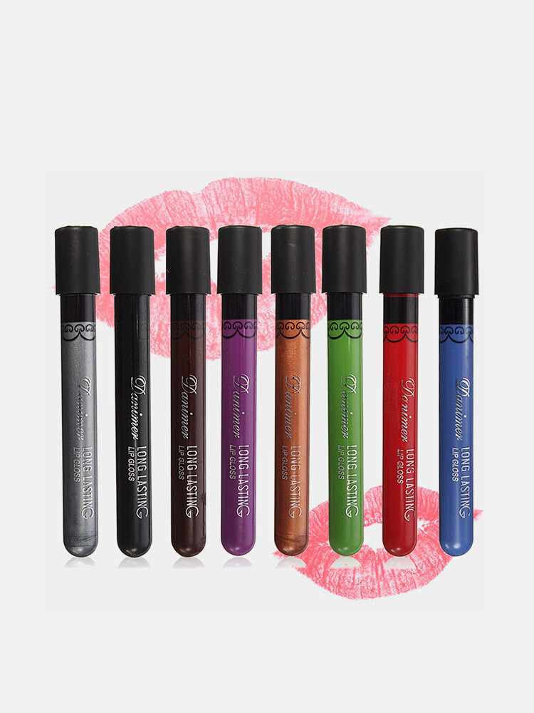 8 Colors Long Lasting Waterproof Matte Velvet Lip Gloss Lipstick Vampire Style