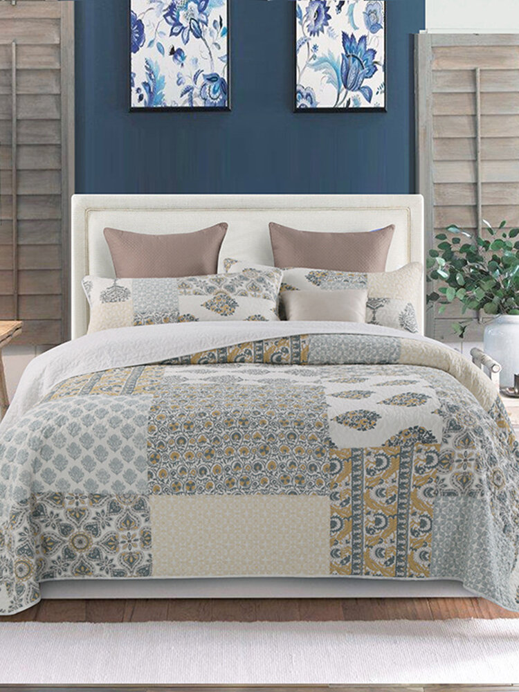 3Pcs Washable Cotton Bed Cover Children's Air Conditioner Quilt Home Textiles