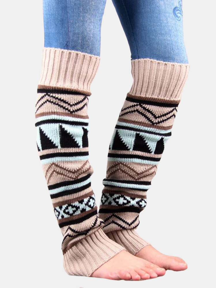 Women's Camouflage Thick Wool Socks Female Print Compression Socks